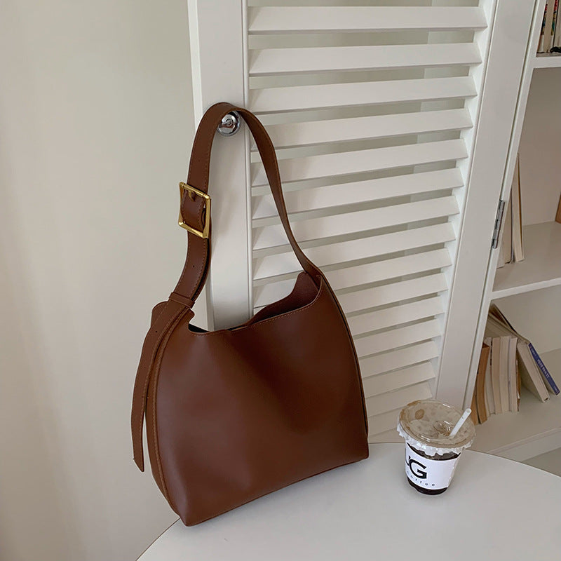 Sac à bandoulière pour femme Sac à main tendance solide Sac à bandoulière Sac en cuir PU minimaliste pour femme