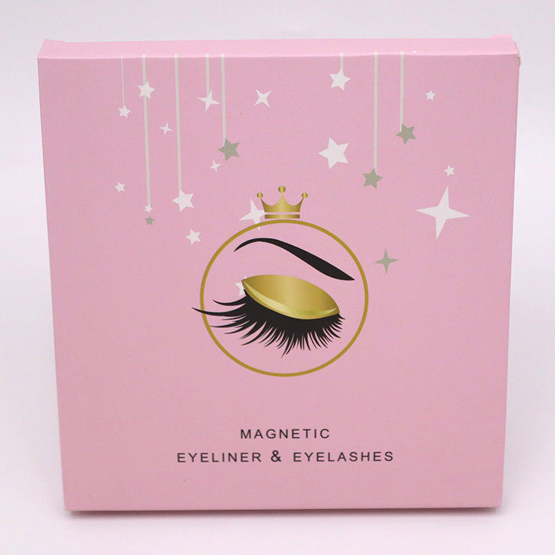 Magnetische Wimpern Eyeliner Set Langlebige Falsche Nerz Wasserdichte Wimpern Verlängerung Wiederverwendbare Schönheit Make-Up-Tool