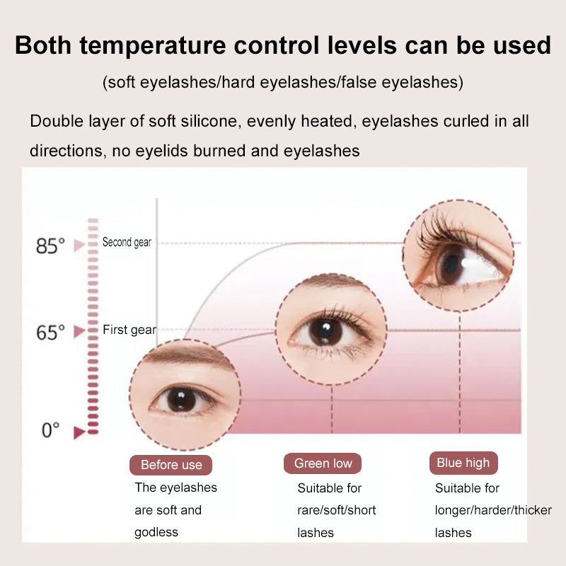 Recourbe-cils électrique portable et chauffant, peigne pour les yeux, boucles de cils longue durée, recourbe-cils thermique, outils de maquillage