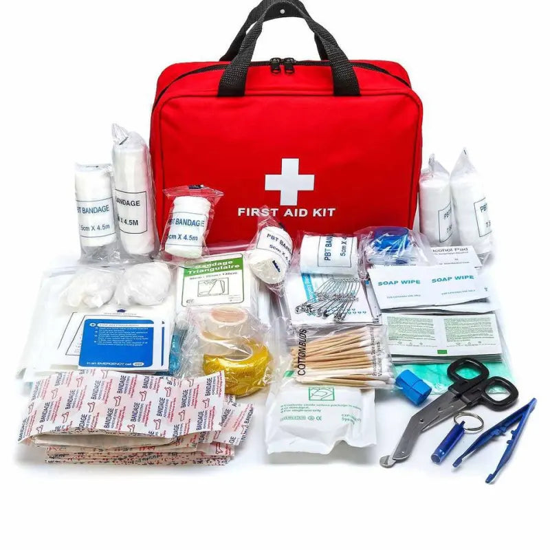 Grande trousse de secours médicale à main pour voiture, urgence, voyage en plein air 