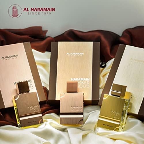 Al Haramain Amber Oud Gold Edition - Arabian Perfume for Women and Men - Unisex Fragrance - Long Lasting Amber Cologne for Men and Women - 2 oz