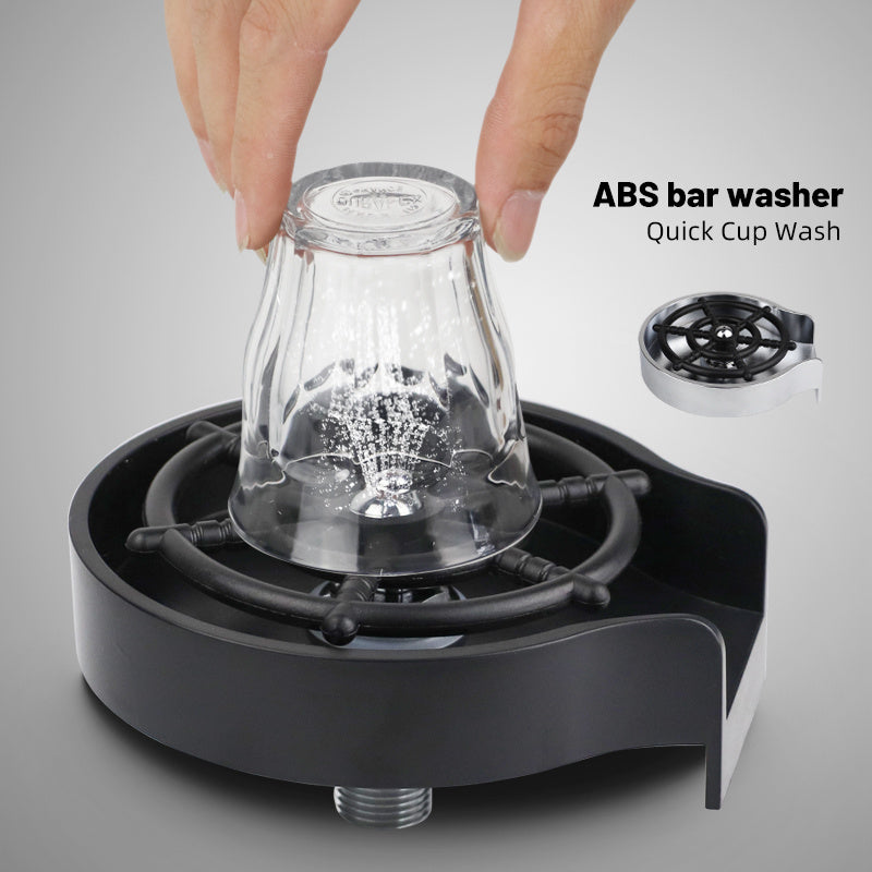 Bar Zähler Tasse Washer Waschbecken Hochdruck Spray Automatische Wasserhahn Kaffee Krug Waschen Tasse Werkzeug Küche 