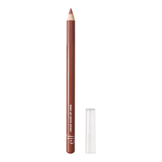 e.l.f. Cream Glide Lip Liner, Highly-Pigmented Pencil For Shaping & Sculpting Lips, Semi-Matte Finish, Vegan & Cruelty-Free, Mauve Aside