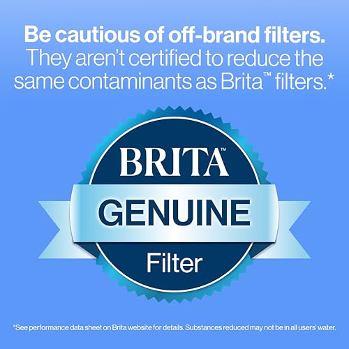 Brita UltraMax Large Water Dispenser With Standard Filter, BPA-Free, Reduces Copper, Cadmium and Mercury Impurities, Lasts 2 Months or 40 Gallons, Includes 1 Filter, Kitchen Accessories, Large 27-Cup