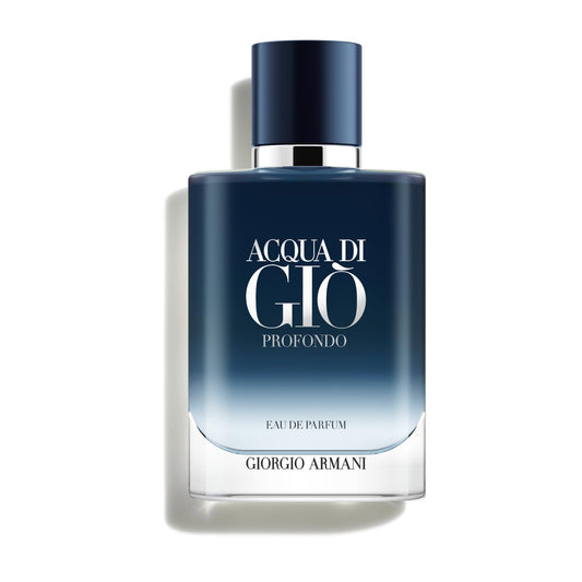 Armani Beauty - Acqua di Giò Profondo - Eau de Parfum - Cologne for Men - Fresh & Aromatic Men’s Fragrance - Mandarin, Lavender, Cedarwood Notes - 3.3 Fl Oz