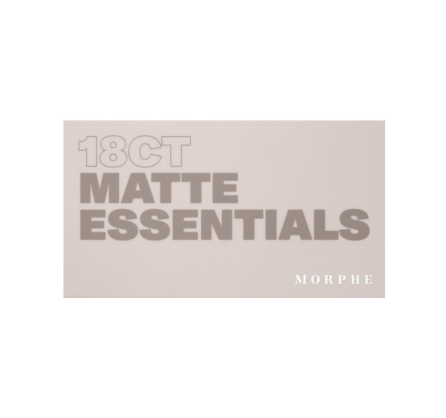 Morphe 18CT Makeup Palette - Matte Essentials Artistry Palette with Cool-Toned, All Matte Shades - Made to Build, Blend & Layer Flawlessly for Everyday, Versatile Makeup Looks (0.68 oz)