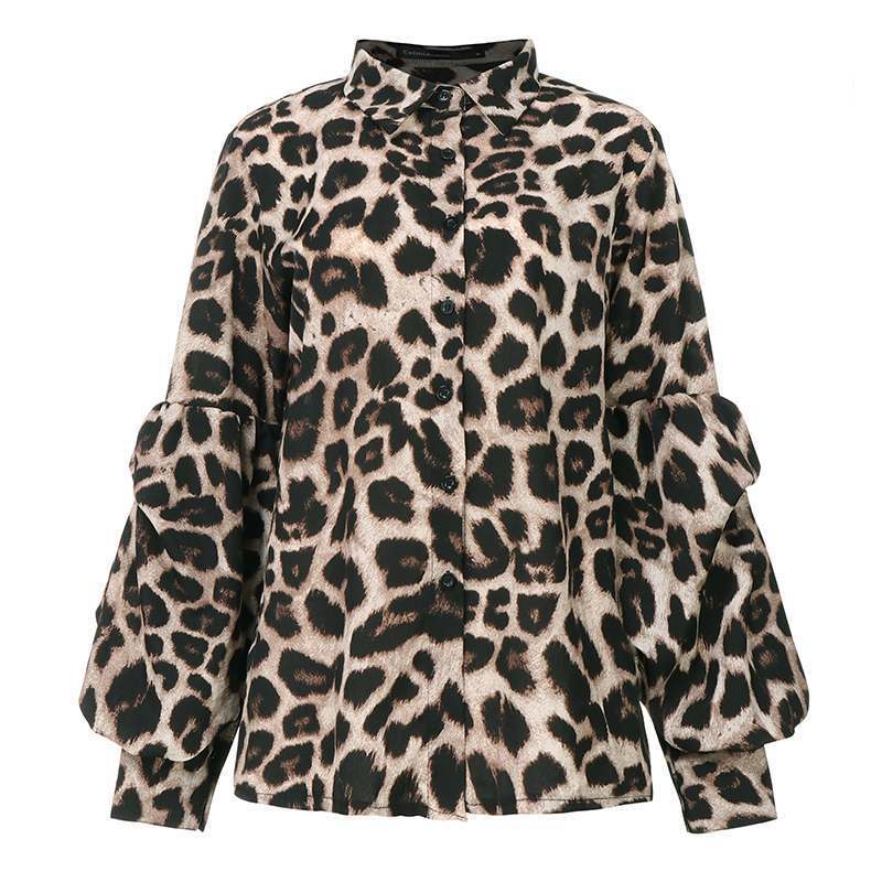 Women Sexy Leopard Print  Tops