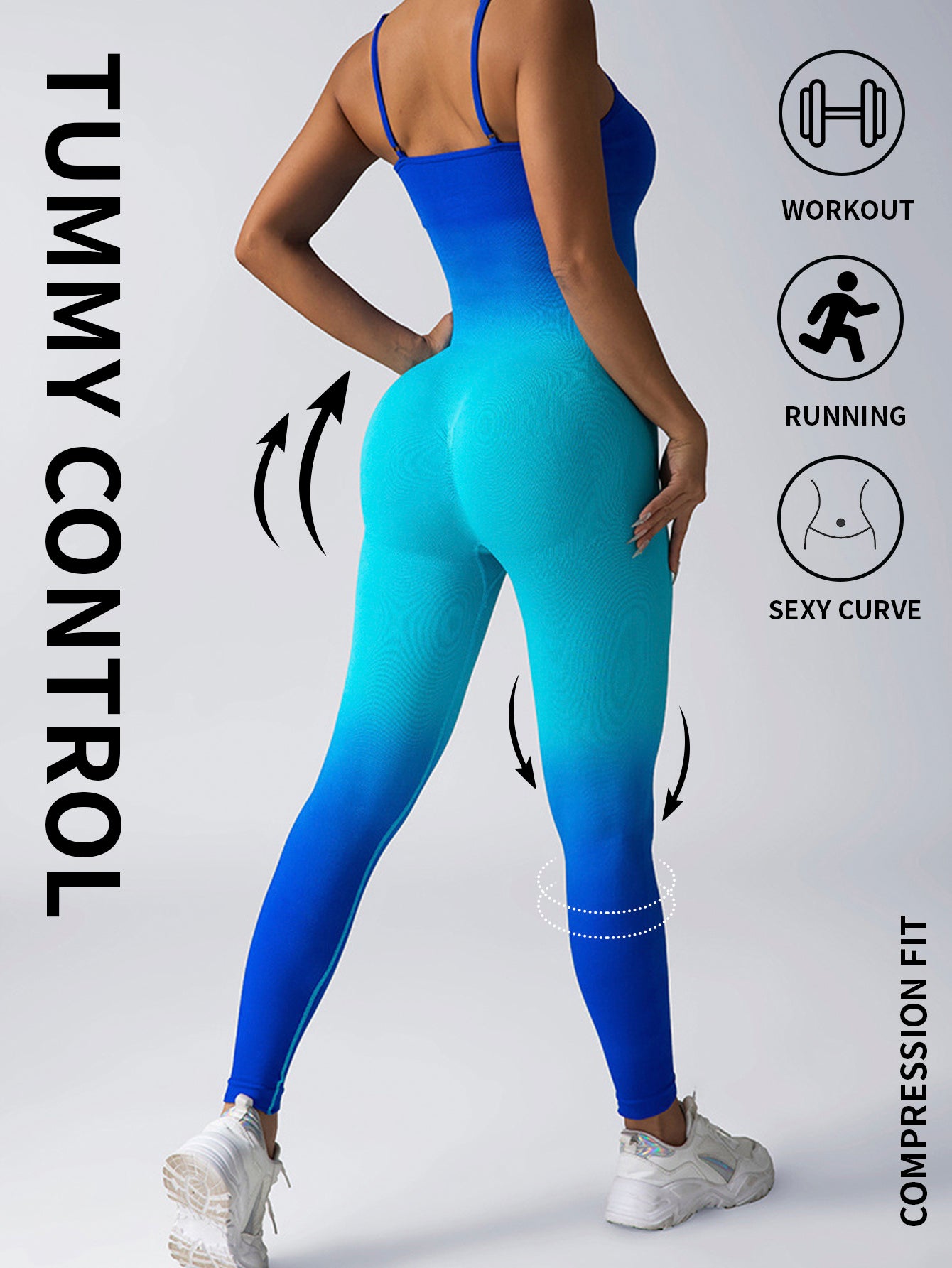 Umpsuit für Frauen – Nahtlose Workout-Overalls