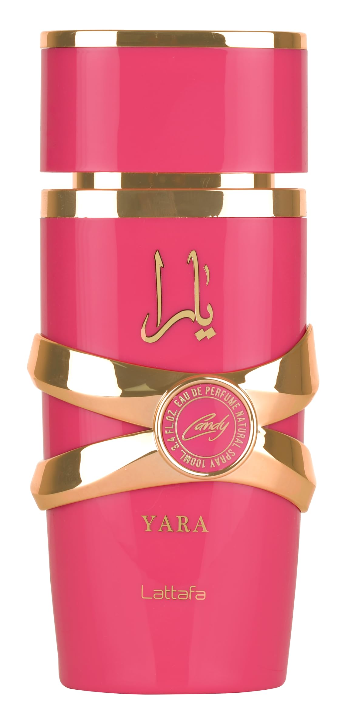 Lattafa Yara Candy for Women Eau de Parfum Spray, 3.4 Ounce / 100 ml