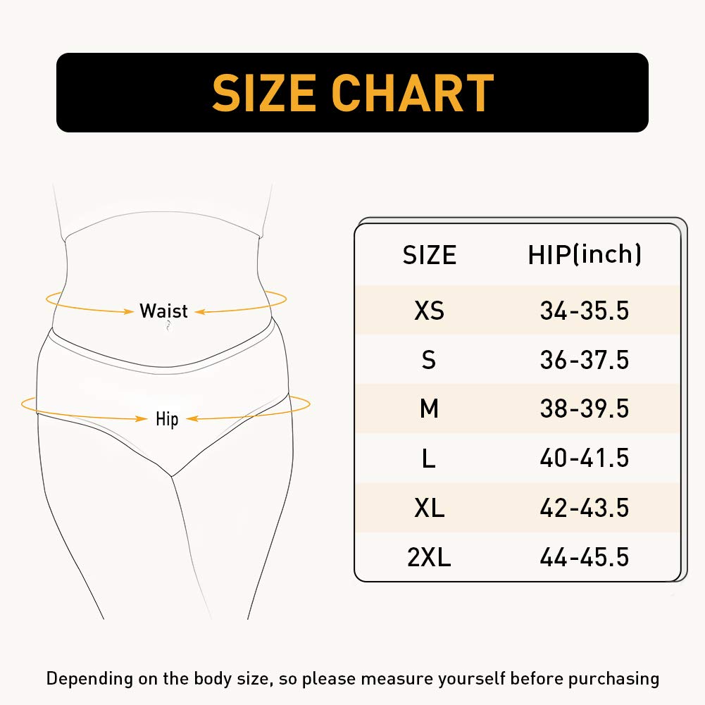 INNERSY Womens Underwear Cotton Hipster Panties Regular & Plus Size 6-Pack(Medium,Dark Vintage)