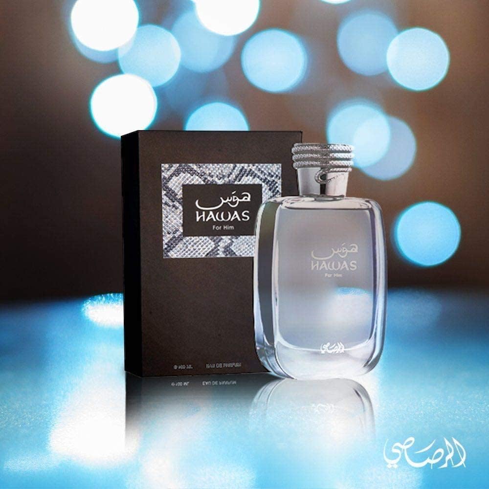 RASASI Hawas For Men - Eau de Parfum Spray 100ML (3.4 Oz), Premium Arabian Perfume for Men, A Signature Scent for Long-Lasting Fragrance - Ideal Men Perfumes For Special Occasions & Daily Elegance