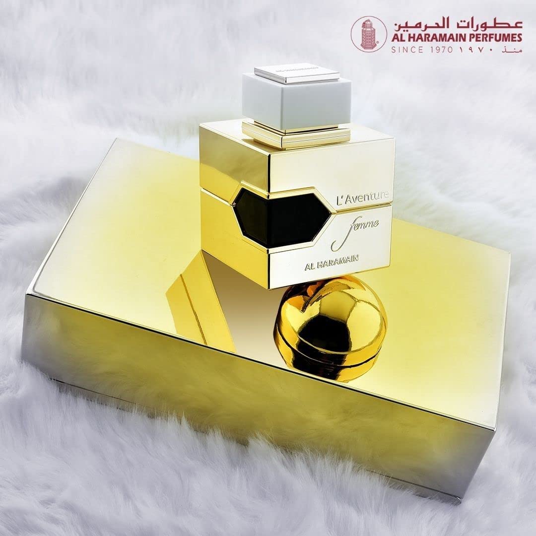 Al Haramain L'Aventure Femme - Arabian Perfume for Women - Long Lasting Perfume for Women - Floral Fragrances - Eau de Parfum for Women - 6.76 oz