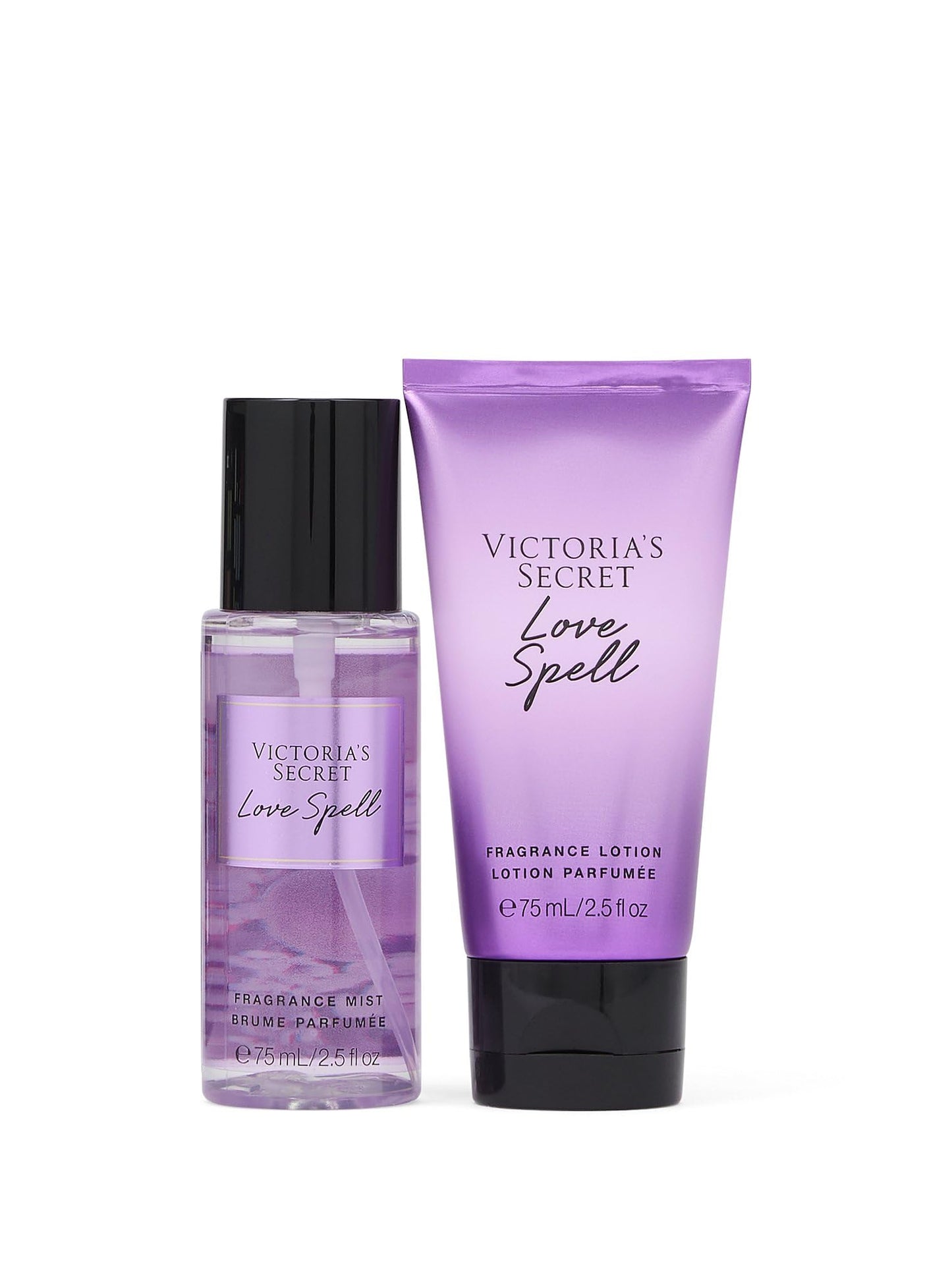 Victoria's Secret Love Spell Mini Fragrance Duo Gift Set, Notes of Cherry Blossom and Fresh Peach