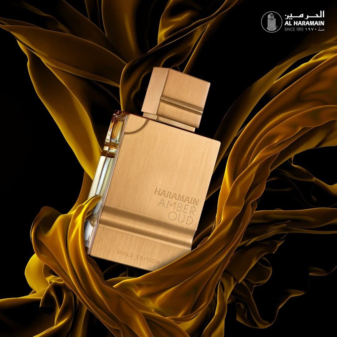 Al Haramain Amber Oud Gold Edition - Arabian Perfume for Women and Men - Unisex Fragrance - Long Lasting Amber Cologne for Men and Women - 2 oz