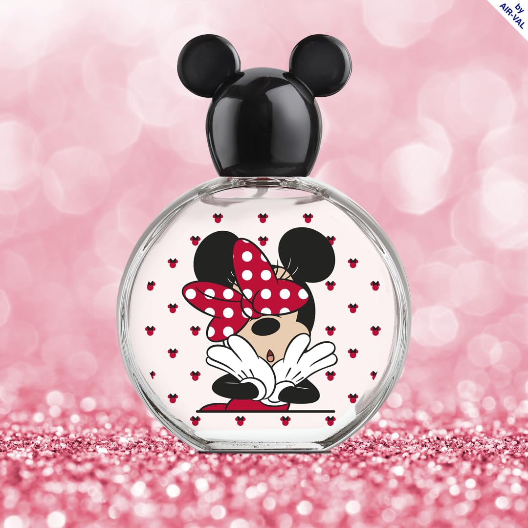 Minnie Mouse, Disney, Fragrance, for Kids, Eau de Toilette, EDT, 3.4oz, 100ml, Perfume, Spray, Made in Spain, by Air Val International