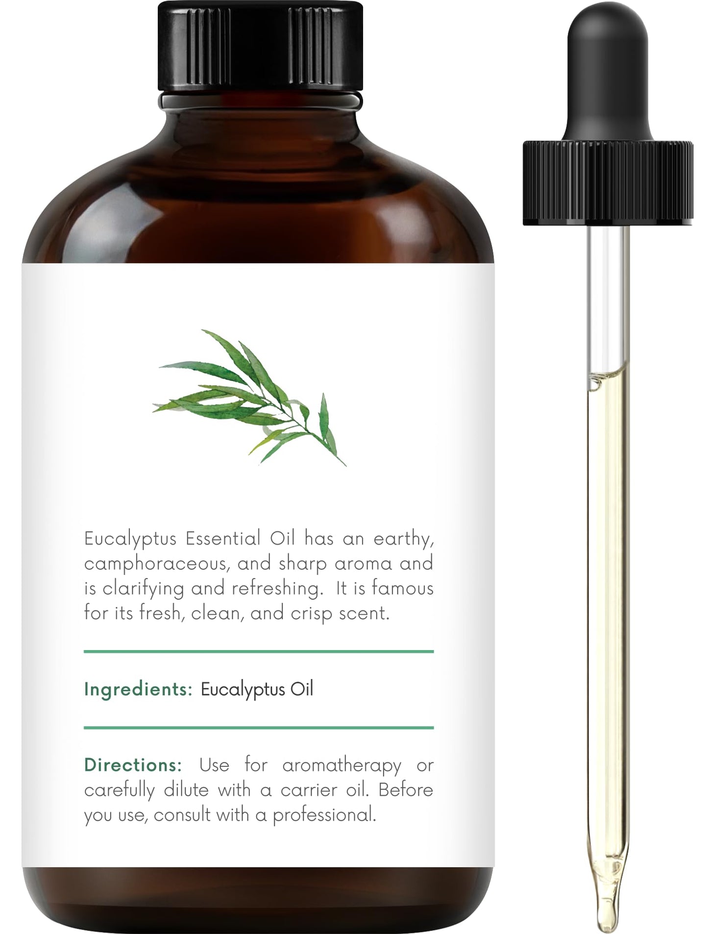 Handcraft Blends Eucalyptus Essential Oil - Huge 4 Fl Oz - 100% Pure and Natural - Premium Grade Essential Oil for Diffuser and Aromatherapy