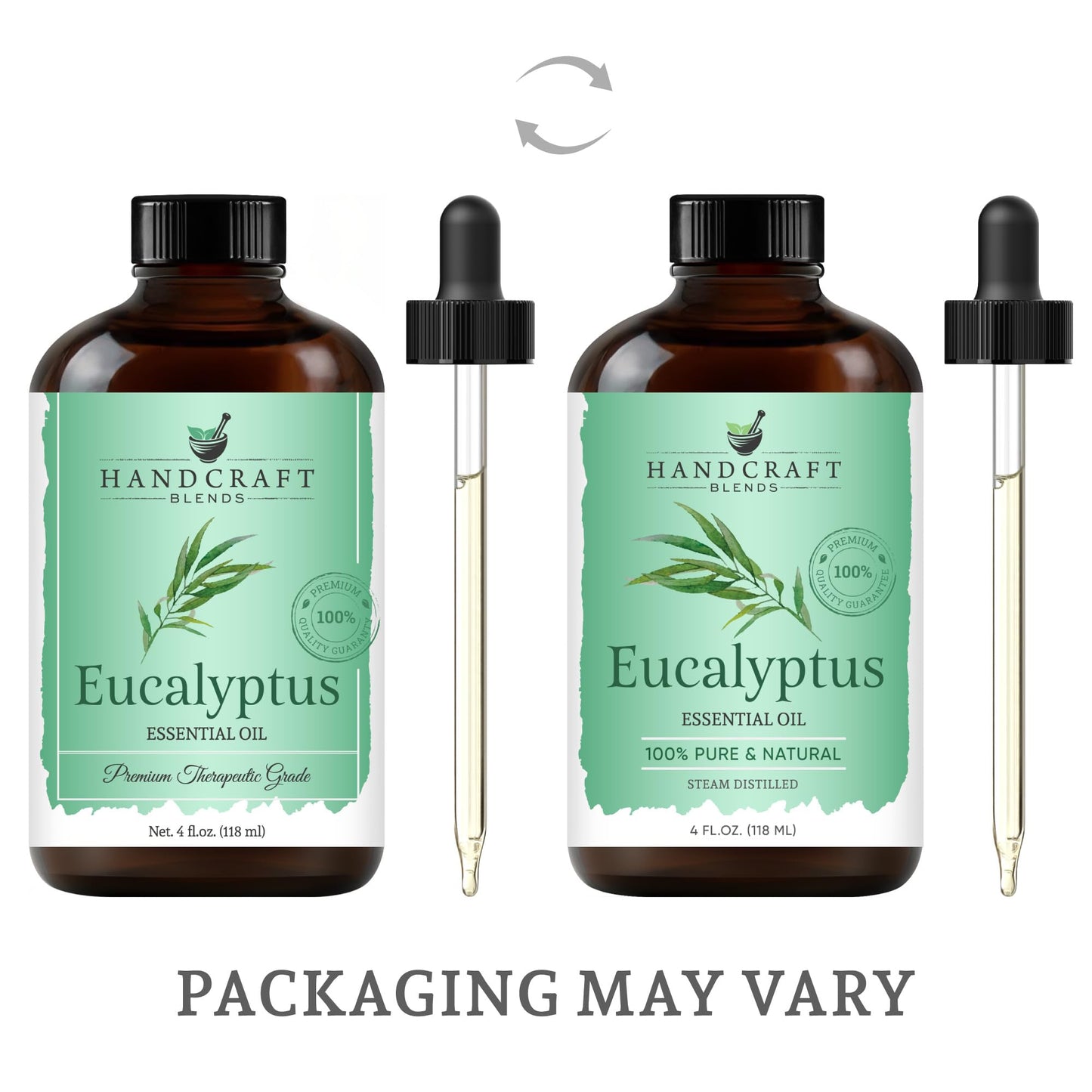 Handcraft Blends Eucalyptus Essential Oil - Huge 4 Fl Oz - 100% Pure and Natural - Premium Grade Essential Oil for Diffuser and Aromatherapy