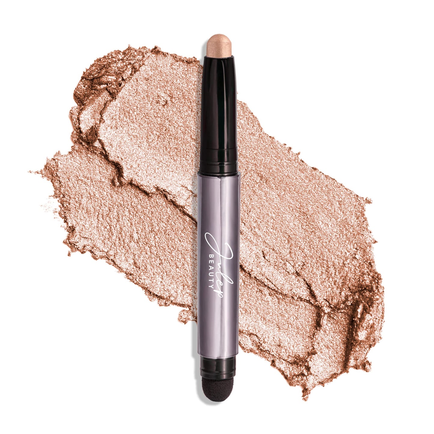 Julep Eyeshadow 101 Crème-to-Powder Waterproof Eyeshadow Stick – Champagne Shimmer – Long-Lasting, Crease-Proof, Medium Golden-Beige Shimmer Cream Eyeshadow with Built-in Smudger