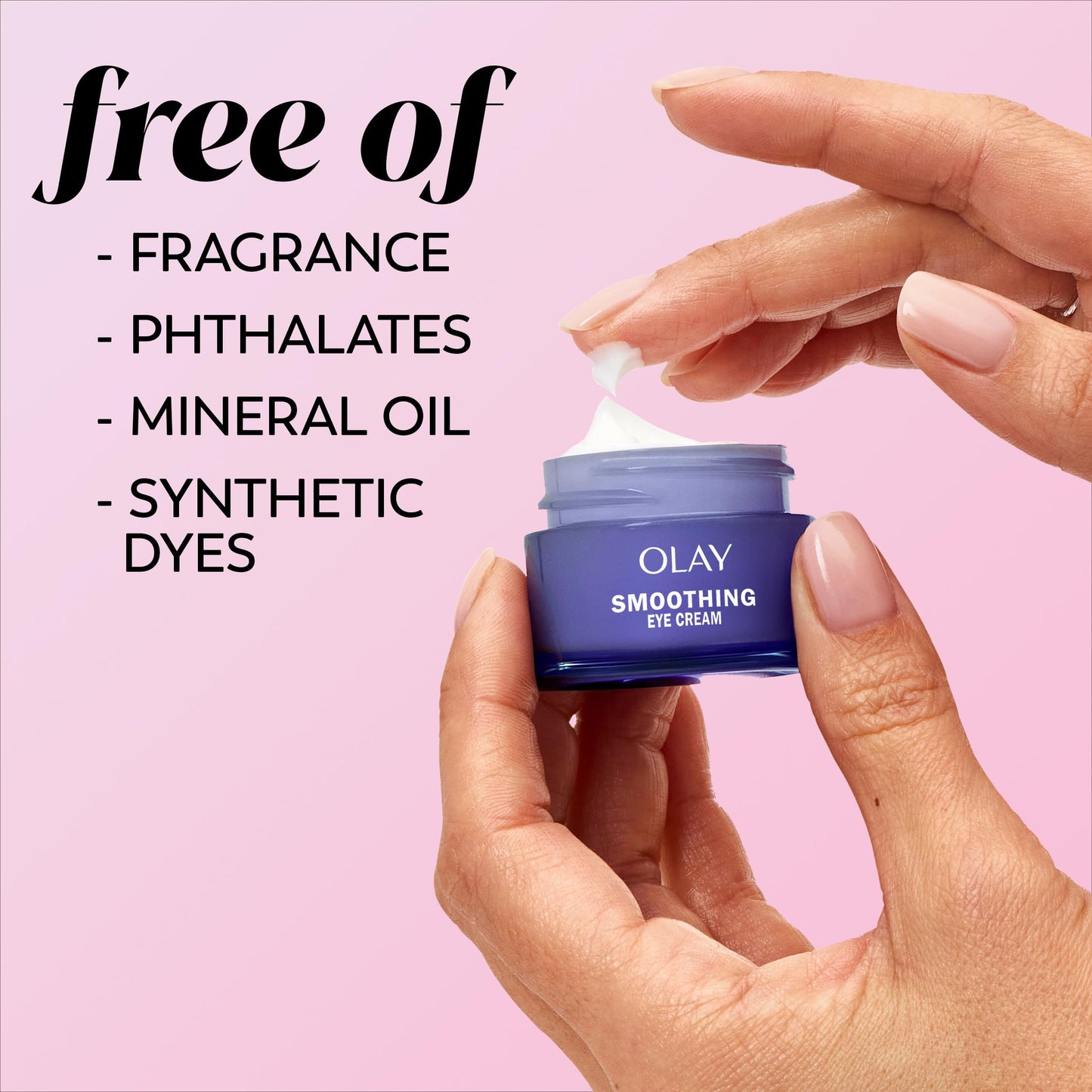 Olay Retinol 24 Night Smoothing Eye Cream, Fragrance-Free, 0.5 Fl Oz