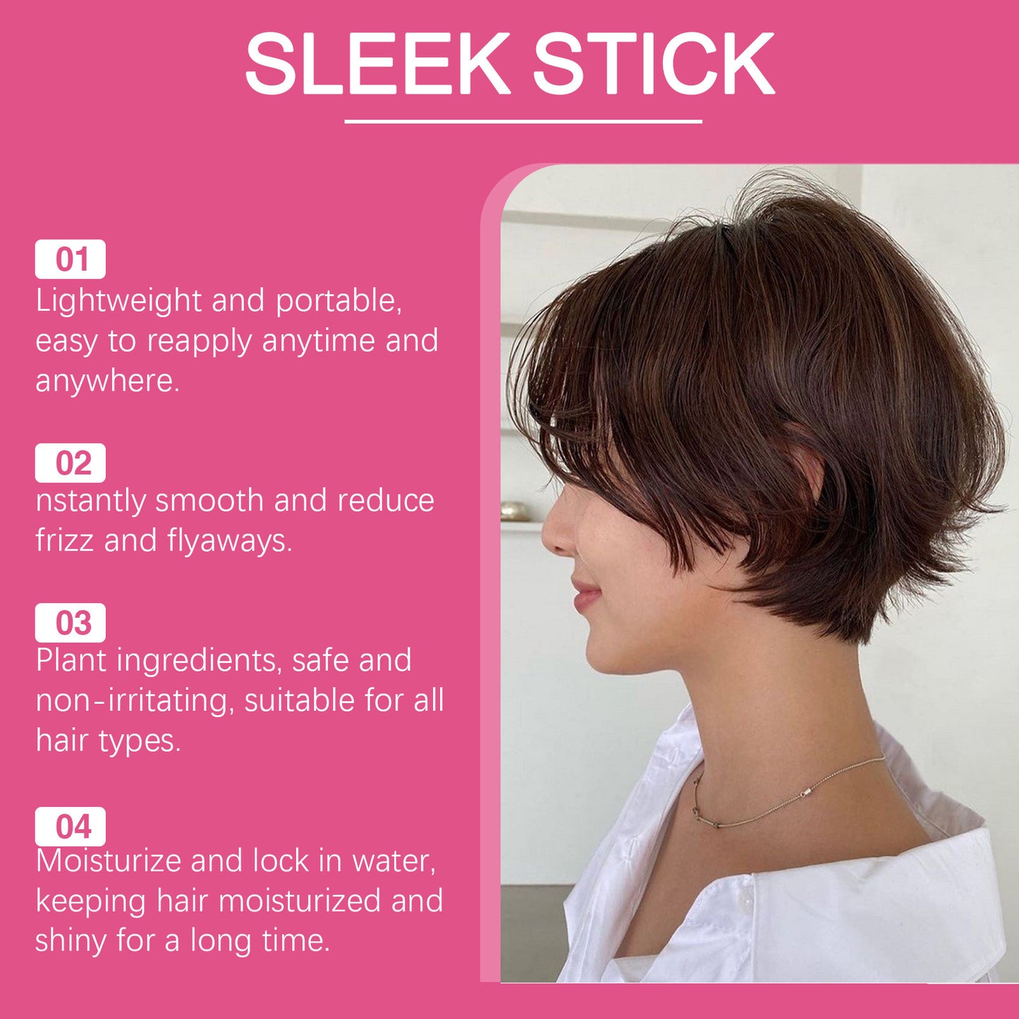 Easy Sliding Wax Wand Reduces Frizz