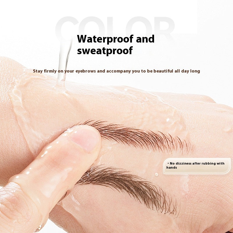 Four Fork Eyebrow Pencil Waterproof Sweat-proof Natural Three-dimensional Distinct Look Wild Eyebrow