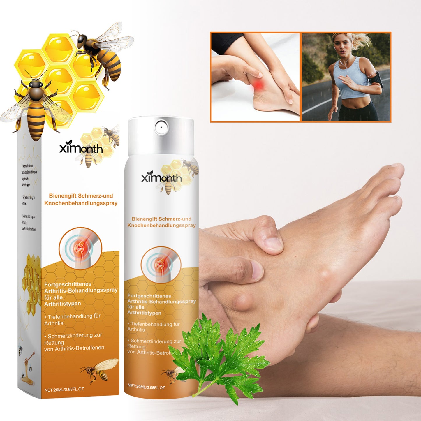 Bee Joint Spray Relieves Ankle