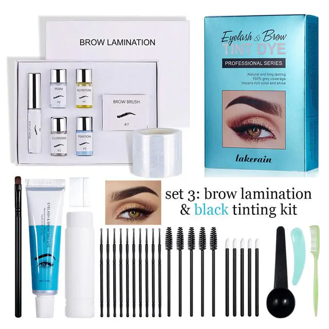 Kit de lamination et de teinture des sourcils 