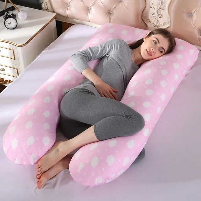 Coussin de soutien pour la grossesse - Forme en U 