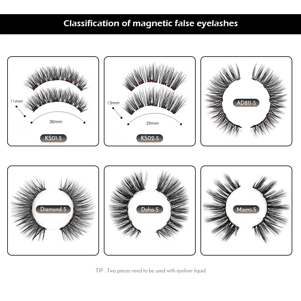 Magnetisches Wimpernverlängerungsset 