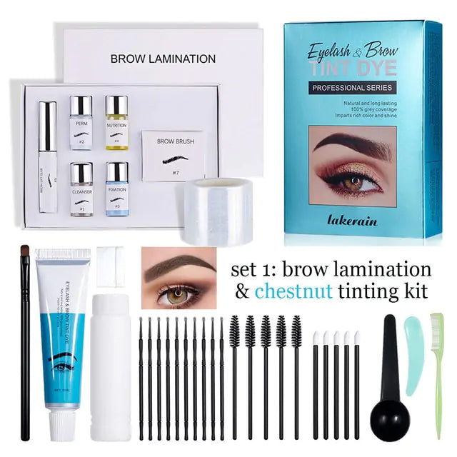 Kit de lamination et de teinture des sourcils 