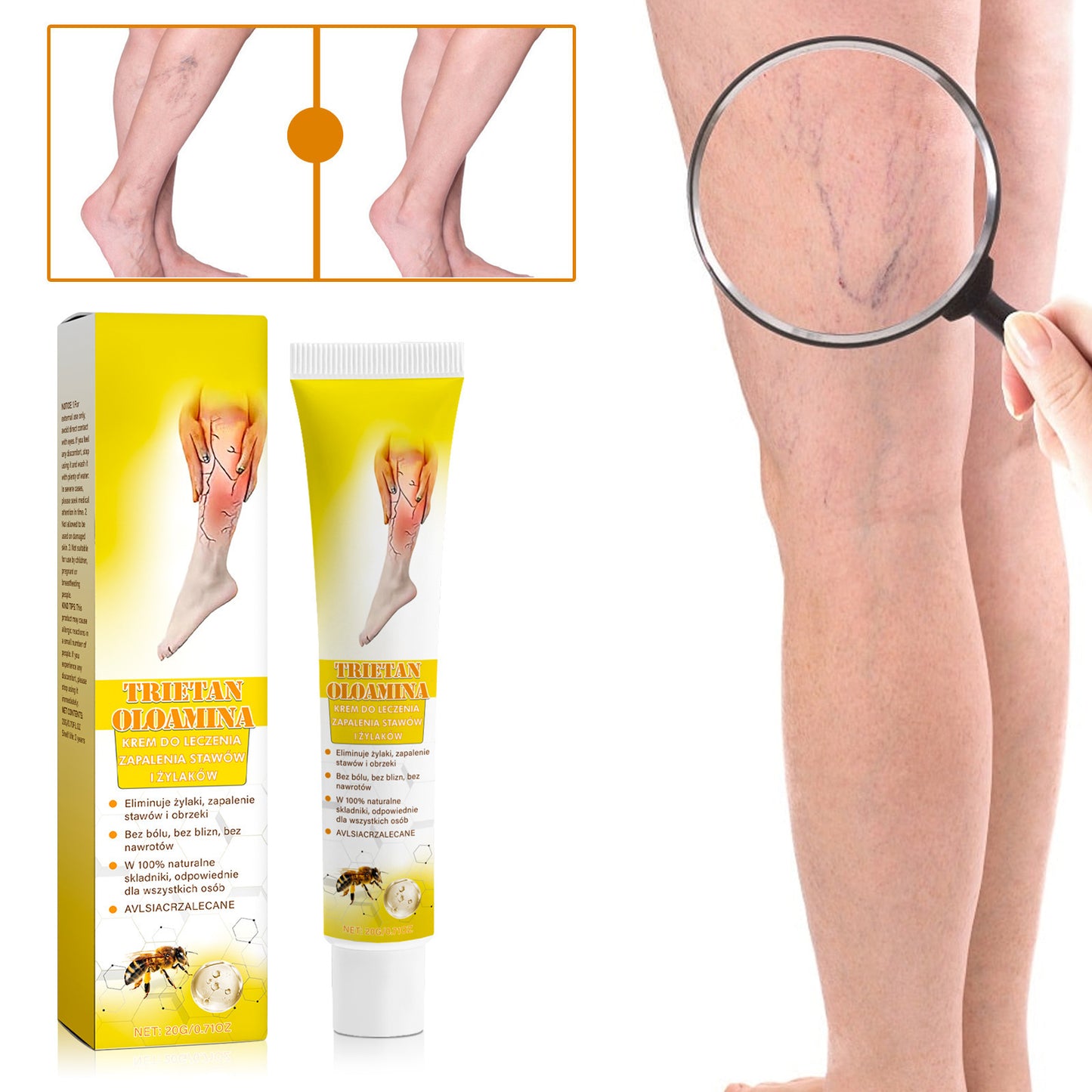 Vein Soothing Cream Relieve Moisturizing