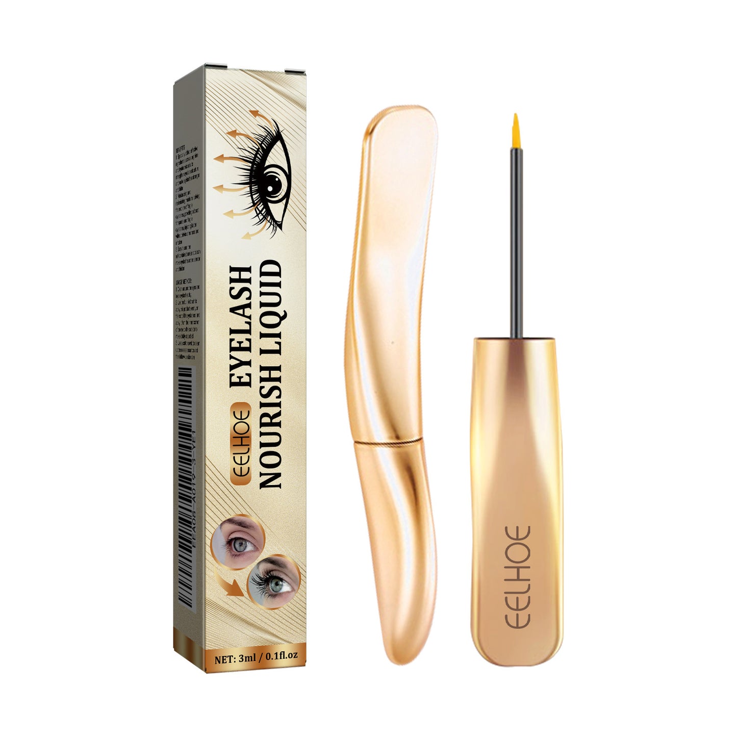 Cils Essence Black Curling Naturel Beau Et Long