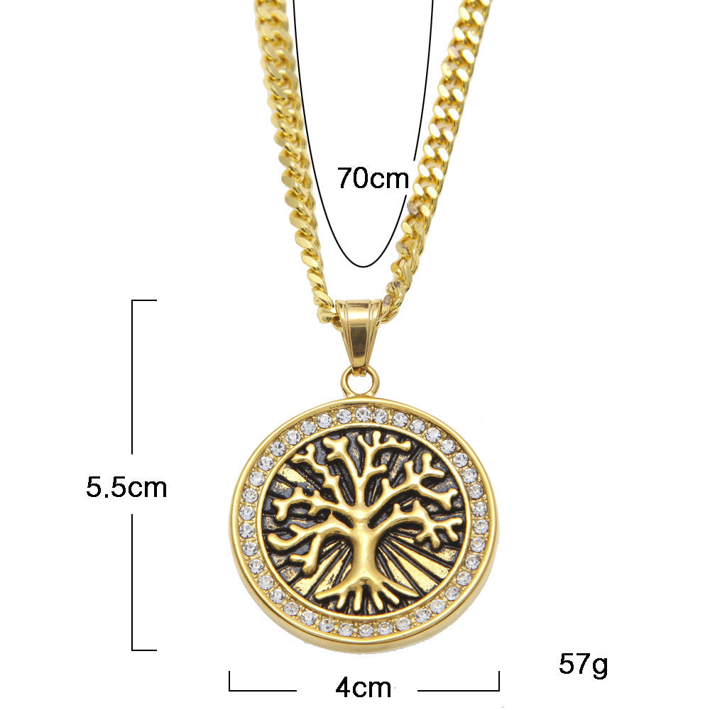 Stainless Steel Long-lasting Color High-end Pendant