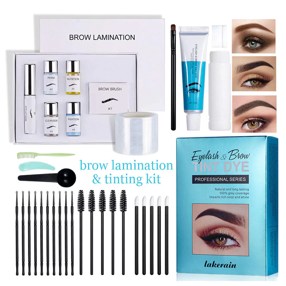 Kit de lamination et de teinture des sourcils 