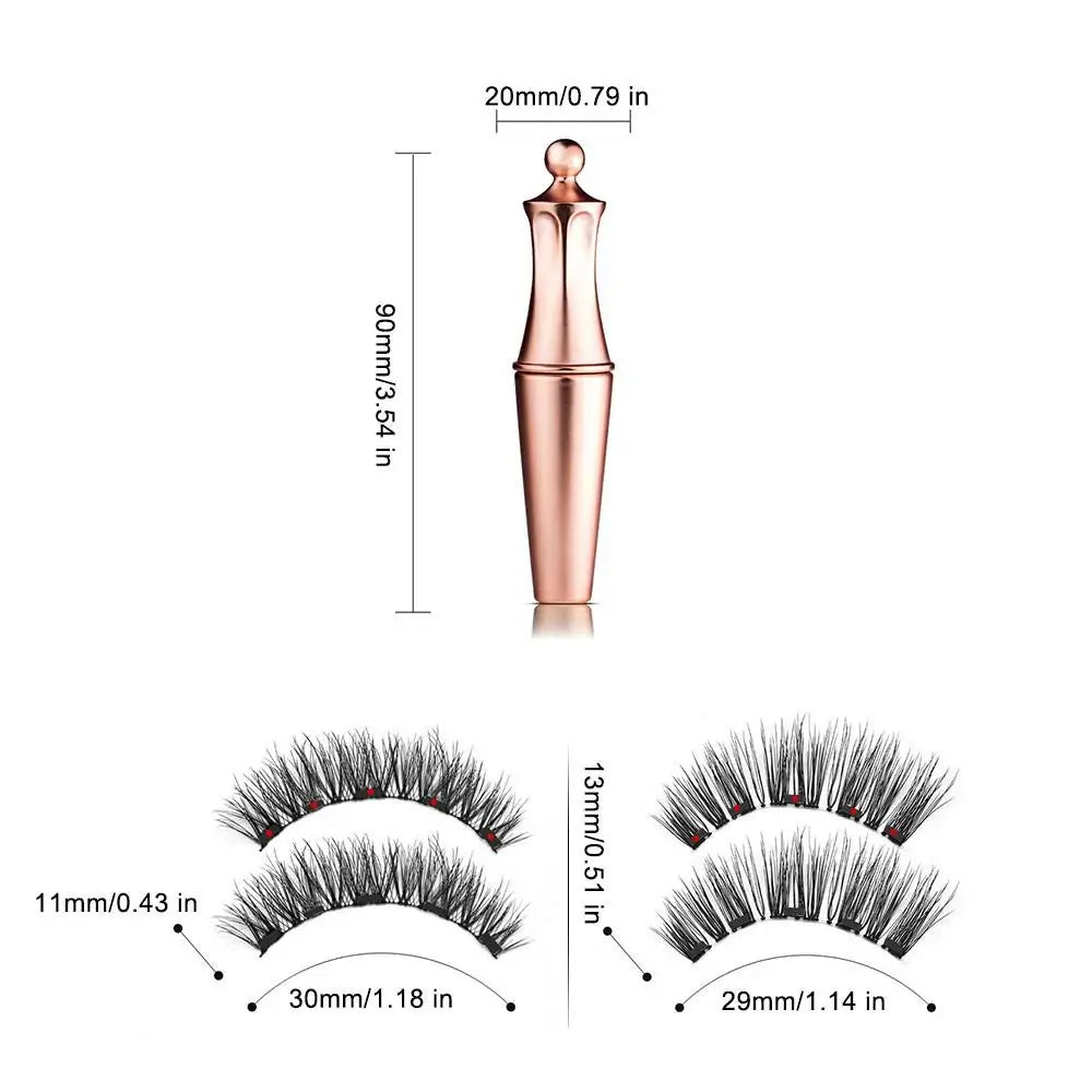 Magnetisches Wimpernverlängerungsset 