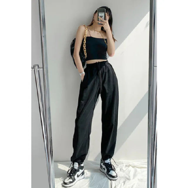 Pantalon ample streetwear high street décontracté